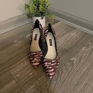 Nine West-Zebra Print Heels
